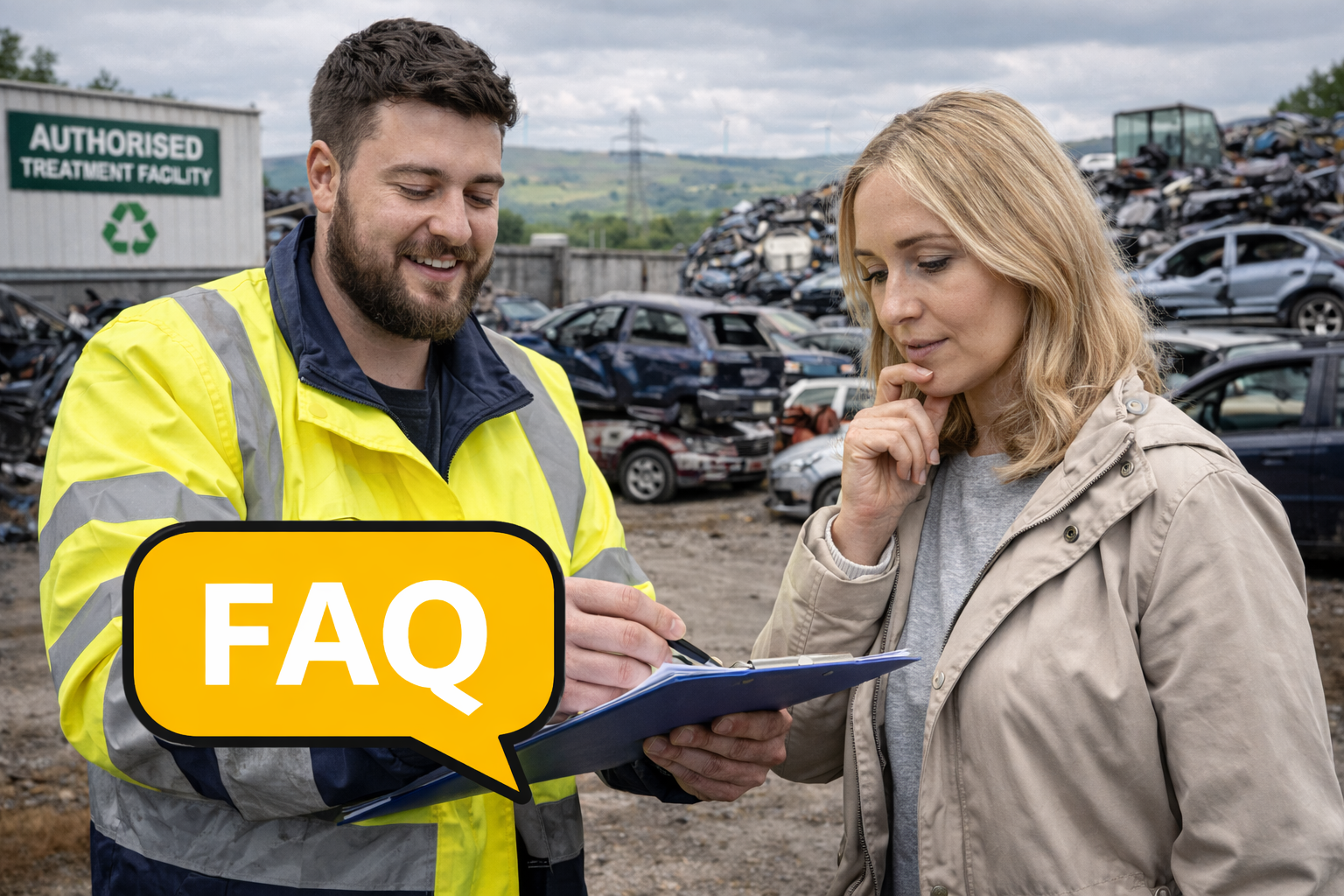 Scrap car FAQs and advice in Bury