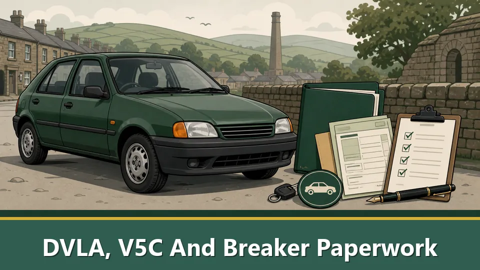 DVLA, V5C And Breaker Paperwork