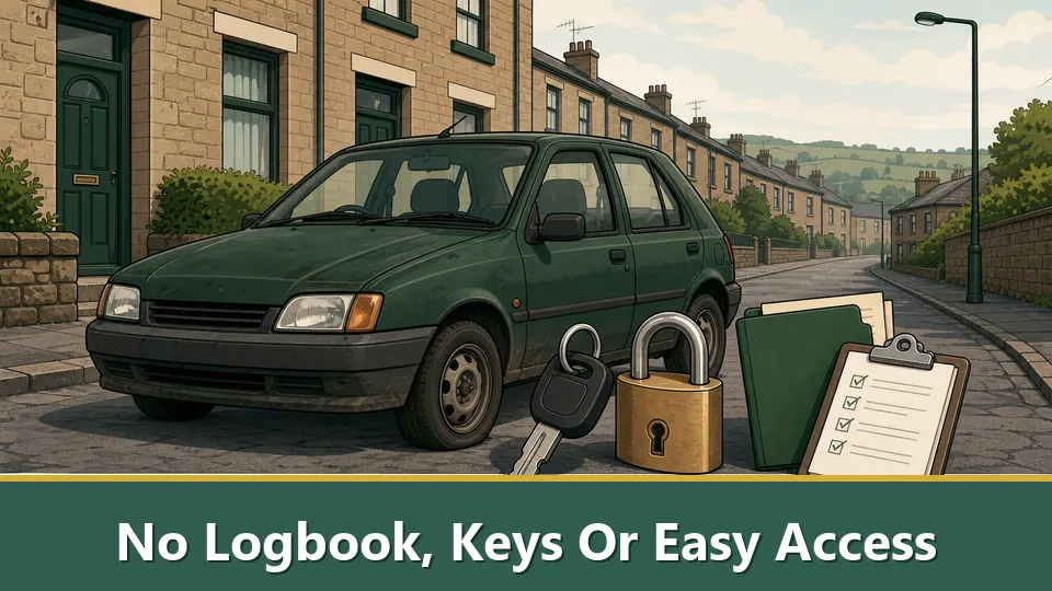No Logbook, Keys Or Easy Access